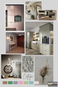 Mood board de l'été 2024, mise en valeur de la décoration de style Cottage anglais